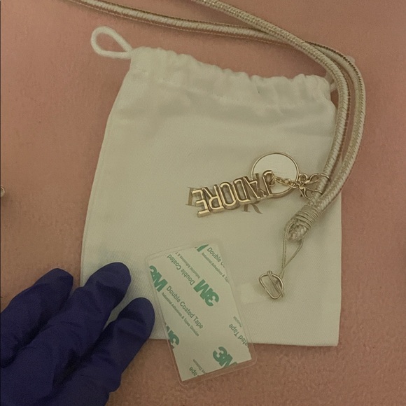 Dior Cream and Gold Lanyard for phone - Picture 5 of 17